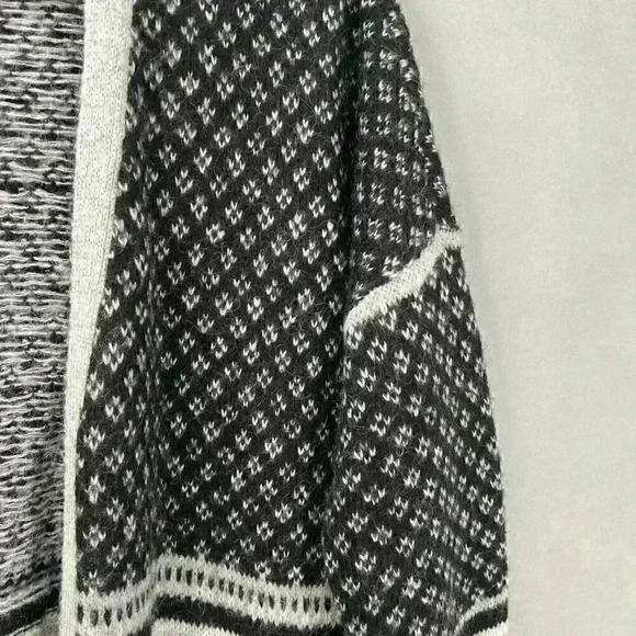 Cotton On Cardigan Womens XS Mohair Blend Fair Isle Long Cozy Eclectic Grandpa - Picture 7 of 11